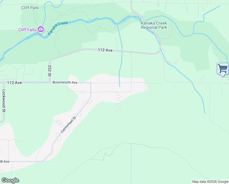 map of restaurants, bars, coffee shops, grocery stores, and more near 25518 Godwin Drive in Maple Ridge