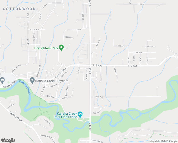 map of restaurants, bars, coffee shops, grocery stores, and more near 11167 240 Street in Maple Ridge