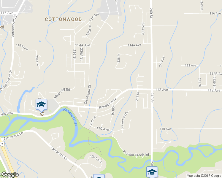 map of restaurants, bars, coffee shops, grocery stores, and more near 23641 112 Avenue in Maple Ridge