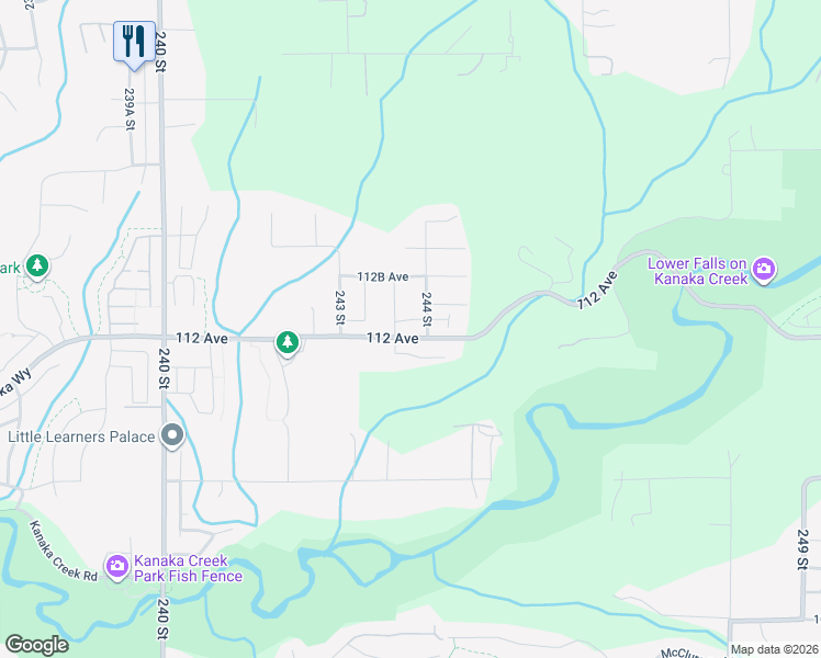 map of restaurants, bars, coffee shops, grocery stores, and more near in Maple Ridge
