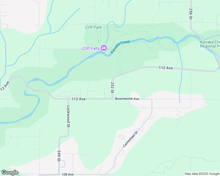 map of restaurants, bars, coffee shops, grocery stores, and more near 11253 252 Street in Maple Ridge