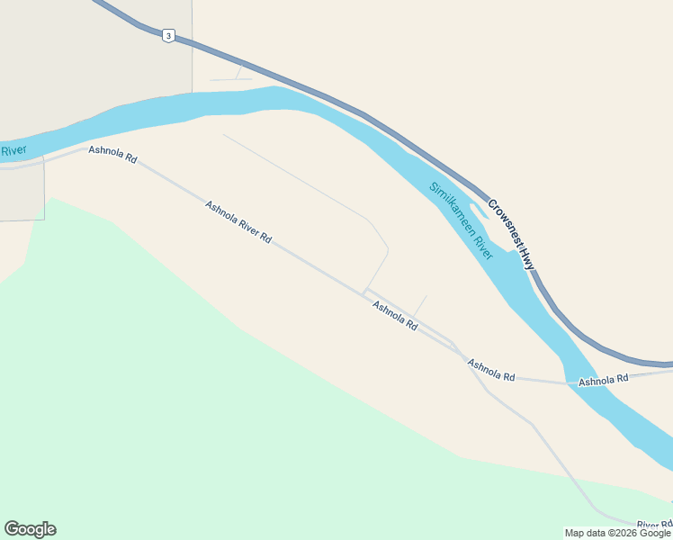 map of restaurants, bars, coffee shops, grocery stores, and more near 128 Ashnola Road in Keremeos