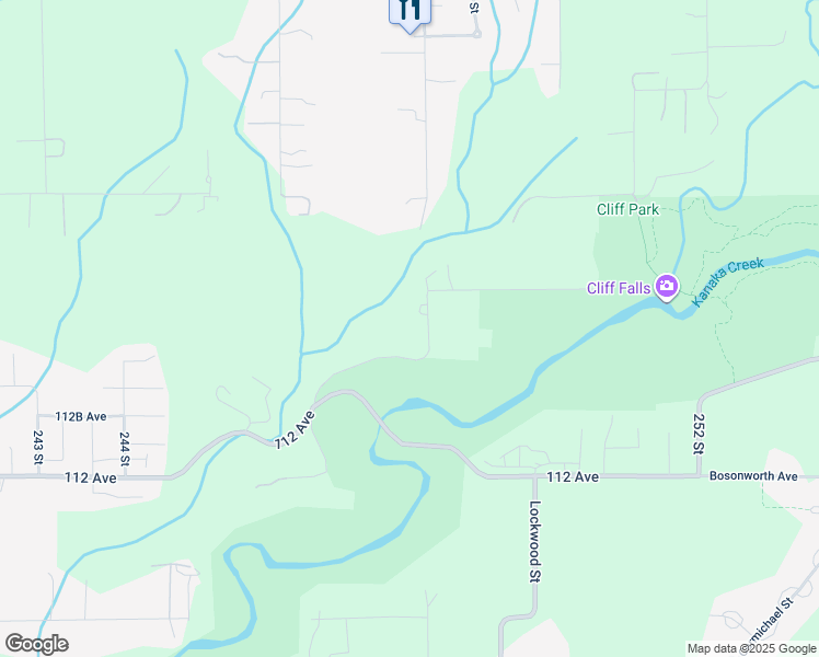 map of restaurants, bars, coffee shops, grocery stores, and more near 11385 248 Street in Maple Ridge