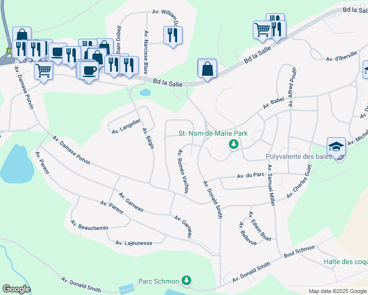 12 Avenue Roméo Vachon, QC Walk Score