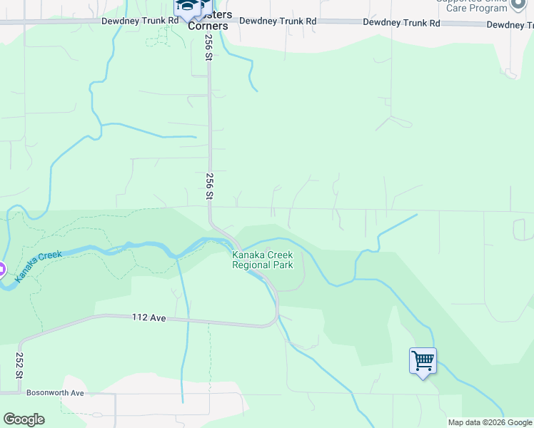 map of restaurants, bars, coffee shops, grocery stores, and more near 25700 116 Avenue in Maple Ridge