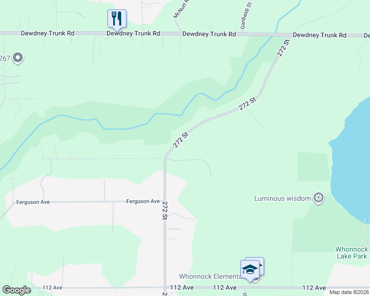 map of restaurants, bars, coffee shops, grocery stores, and more near 27340 116 Avenue in Maple Ridge