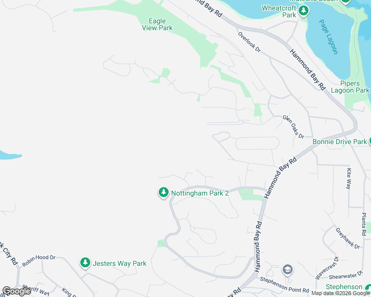 map of restaurants, bars, coffee shops, grocery stores, and more near 200 Linley Road in Nanaimo