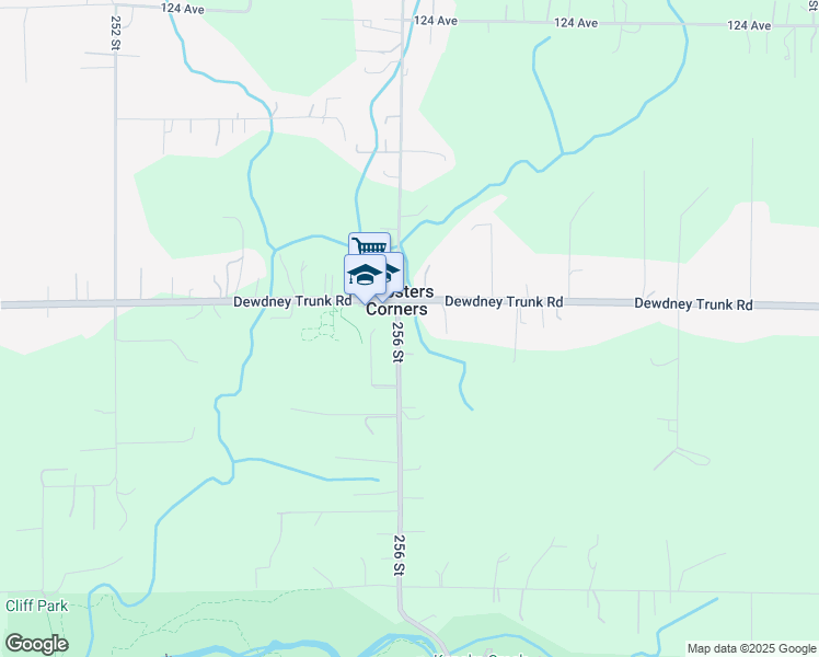 map of restaurants, bars, coffee shops, grocery stores, and more near 11980 256 Street in Maple Ridge