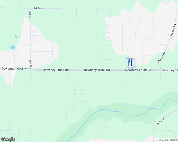 map of restaurants, bars, coffee shops, grocery stores, and more near 26780 Dewdney Trunk Road in Maple Ridge