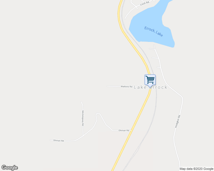 map of restaurants, bars, coffee shops, grocery stores, and more near 43649 Watkins Road in Deroche