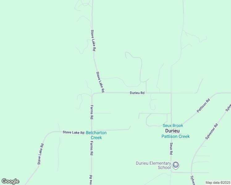 map of restaurants, bars, coffee shops, grocery stores, and more near 35406 Durieu Road in Fraser Valley