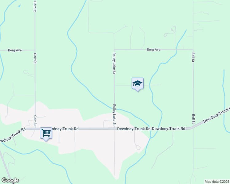 map of restaurants, bars, coffee shops, grocery stores, and more near 12162 Rolley Lake Street in Mission