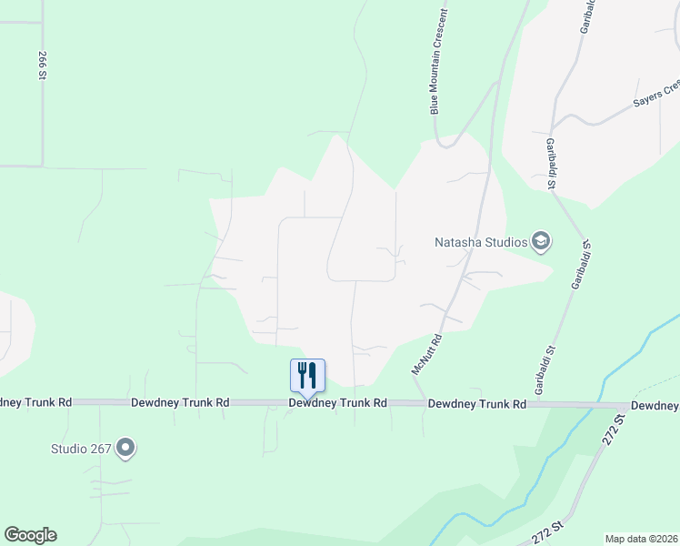 map of restaurants, bars, coffee shops, grocery stores, and more near 27111 122 Avenue in Maple Ridge