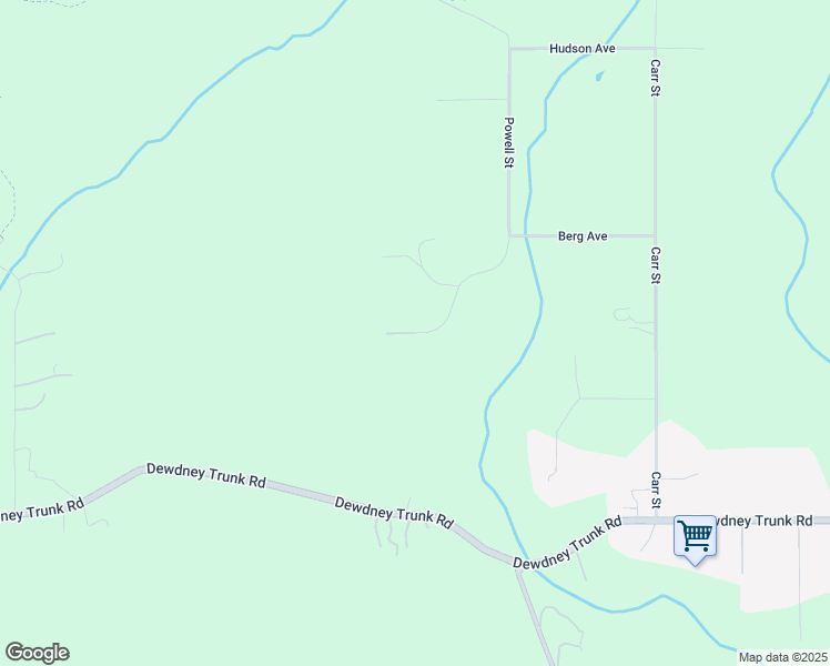 map of restaurants, bars, coffee shops, grocery stores, and more near 12200 Powell Street in Mission