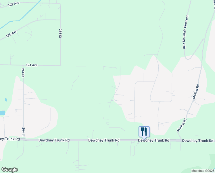 map of restaurants, bars, coffee shops, grocery stores, and more near 12295 269 Street in Maple Ridge