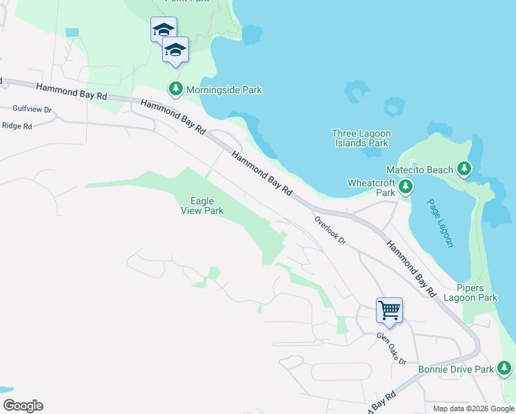 map of restaurants, bars, coffee shops, grocery stores, and more near 3872 Gulfview Drive in Nanaimo