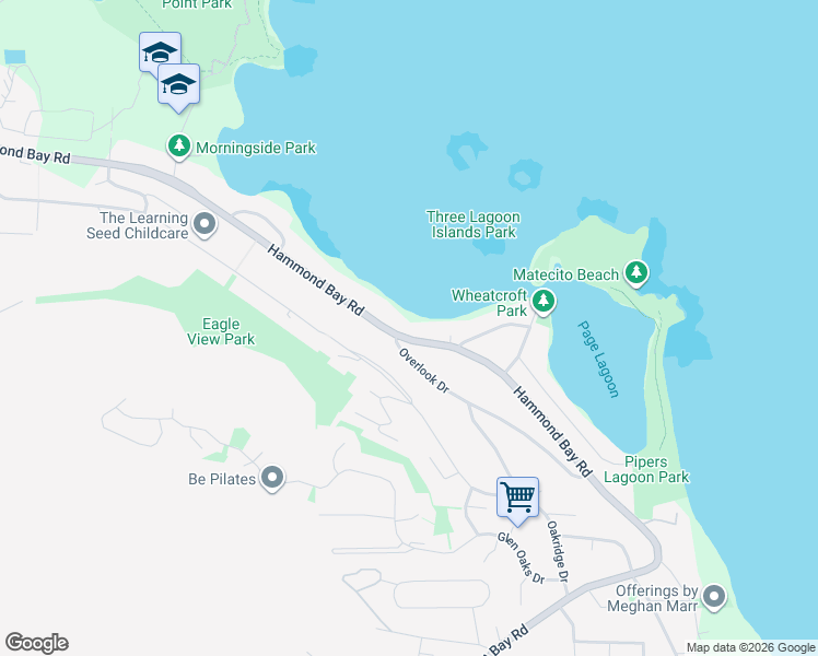 map of restaurants, bars, coffee shops, grocery stores, and more near 3804 Hammond Bay Road in Nanaimo