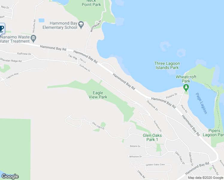 map of restaurants, bars, coffee shops, grocery stores, and more near 3899 Gulfview Drive in Nanaimo