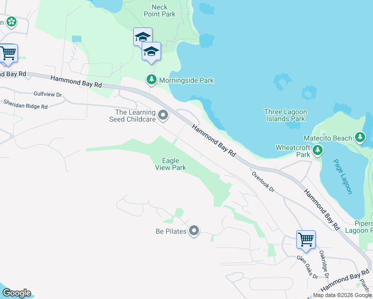 map of restaurants, bars, coffee shops, grocery stores, and more near 3899 Gulfview Drive in Nanaimo