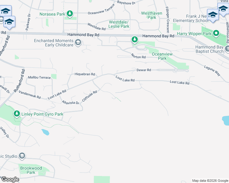map of restaurants, bars, coffee shops, grocery stores, and more near 5353 Smokey Crescent in Nanaimo