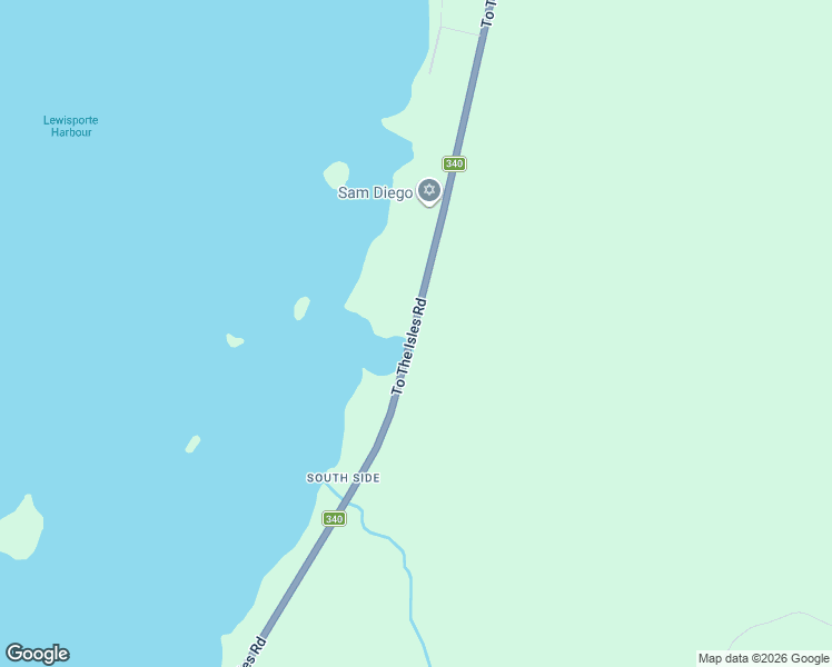 map of restaurants, bars, coffee shops, grocery stores, and more near 146 Newfoundland and Labrador 340 in Loon Bay