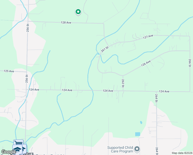 map of restaurants, bars, coffee shops, grocery stores, and more near 12585 261 Street in Maple Ridge