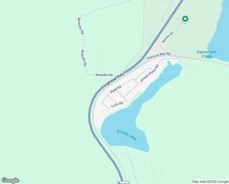 map of restaurants, bars, coffee shops, grocery stores, and more near 43825 Ryall Road in Agassiz