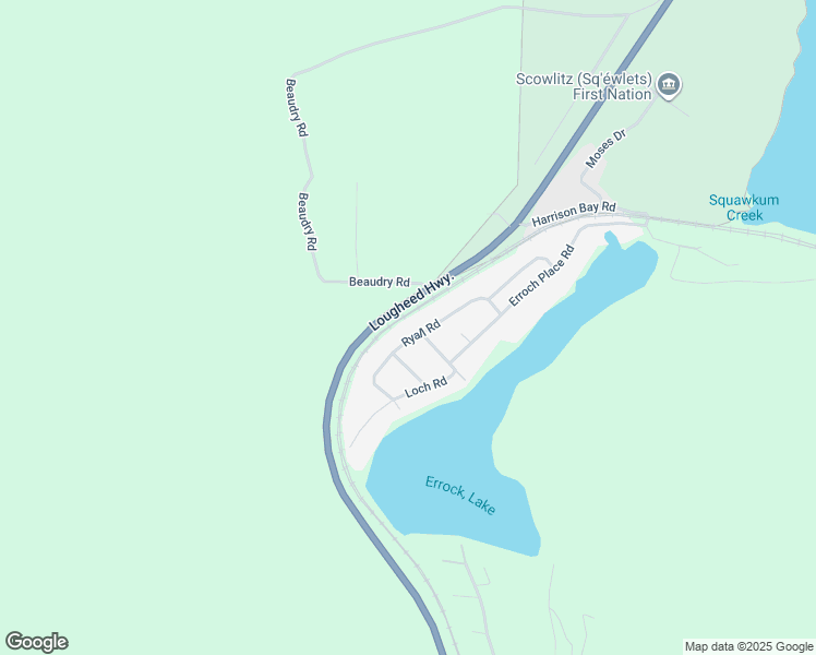 map of restaurants, bars, coffee shops, grocery stores, and more near 43825 Ryall Road in Agassiz