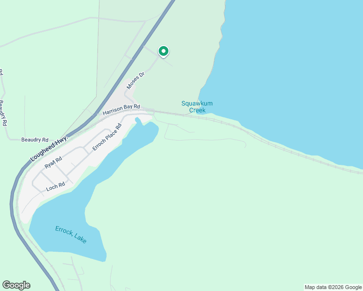 map of restaurants, bars, coffee shops, grocery stores, and more near 44239 Bayview Road in Agassiz