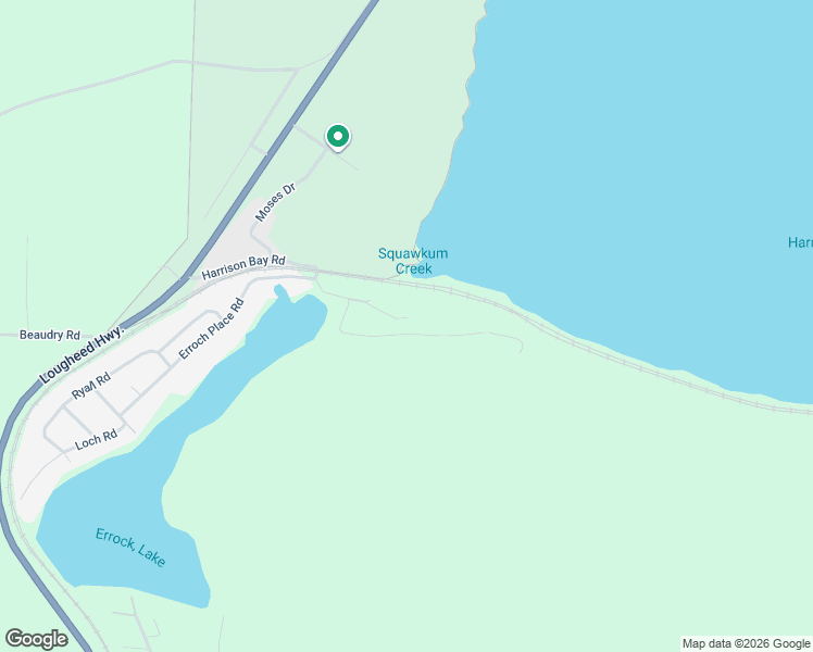 map of restaurants, bars, coffee shops, grocery stores, and more near 44271 Bayview Road in Agassiz
