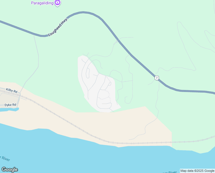 map of restaurants, bars, coffee shops, grocery stores, and more near Peregrine Place in Fraser Valley