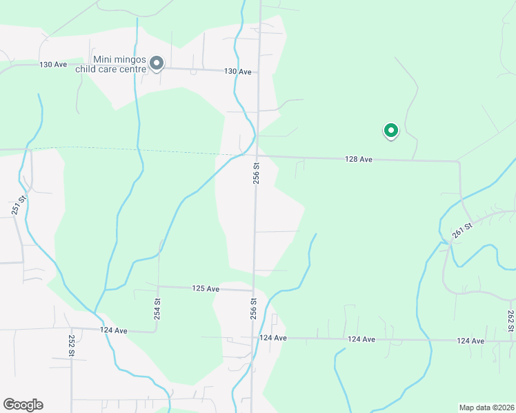 map of restaurants, bars, coffee shops, grocery stores, and more near 12699 256 Street in Maple Ridge