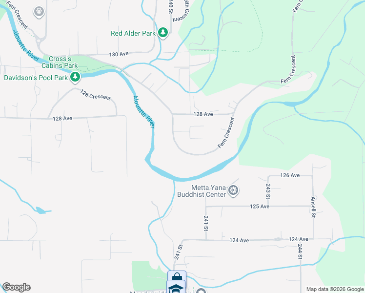 map of restaurants, bars, coffee shops, grocery stores, and more near 24025 Fern Crescent in Maple Ridge