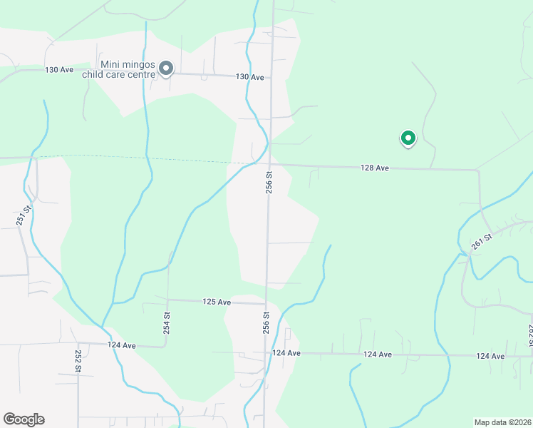 map of restaurants, bars, coffee shops, grocery stores, and more near 12699 256 Street in Maple Ridge