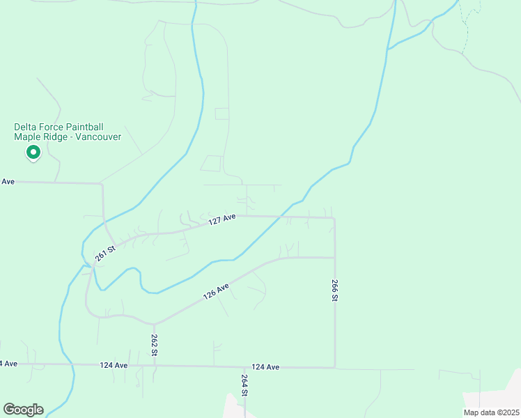 map of restaurants, bars, coffee shops, grocery stores, and more near 12728 264 Street in Maple Ridge