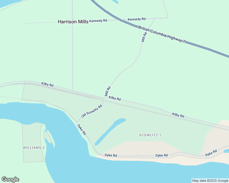 map of restaurants, bars, coffee shops, grocery stores, and more near 1193 Kilby Road in Harrison Mills