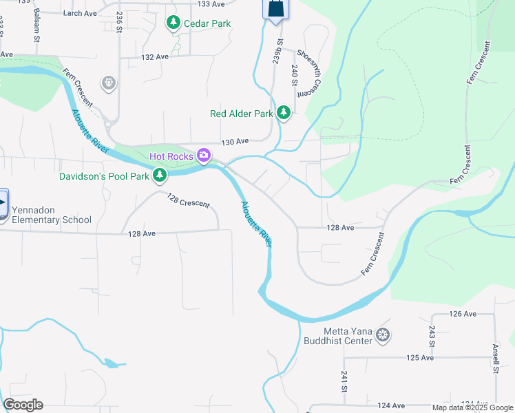 map of restaurants, bars, coffee shops, grocery stores, and more near 23942 Fern Crescent in Maple Ridge