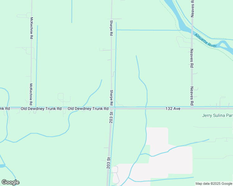 map of restaurants, bars, coffee shops, grocery stores, and more near 13222 Sharpe Road in Pitt Meadows