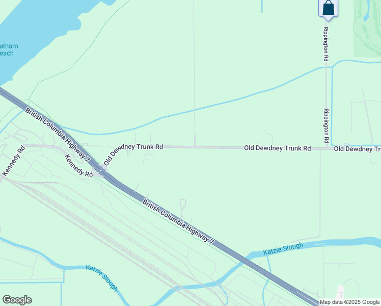 map of restaurants, bars, coffee shops, grocery stores, and more near 18390 Old Dewdney Trunk Road in Pitt Meadows