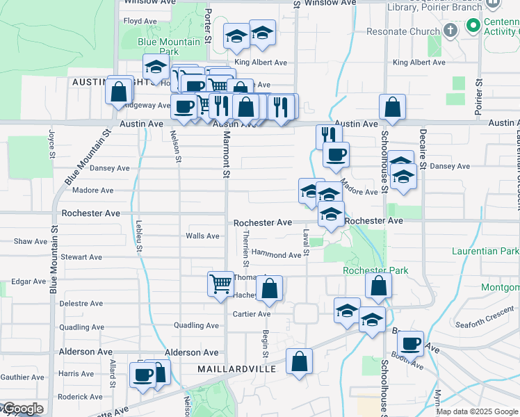 map of restaurants, bars, coffee shops, grocery stores, and more near 1132 Howse Place in Coquitlam