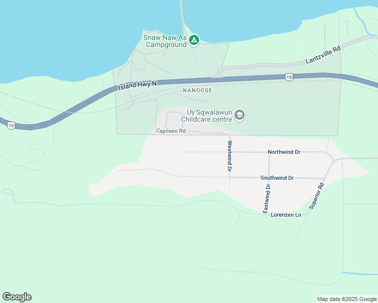 map of restaurants, bars, coffee shops, grocery stores, and more near 8108 Northwind Drive in Nanaimo