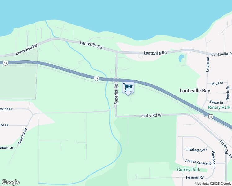 map of restaurants, bars, coffee shops, grocery stores, and more near 7652 Superior Road in Nanaimo