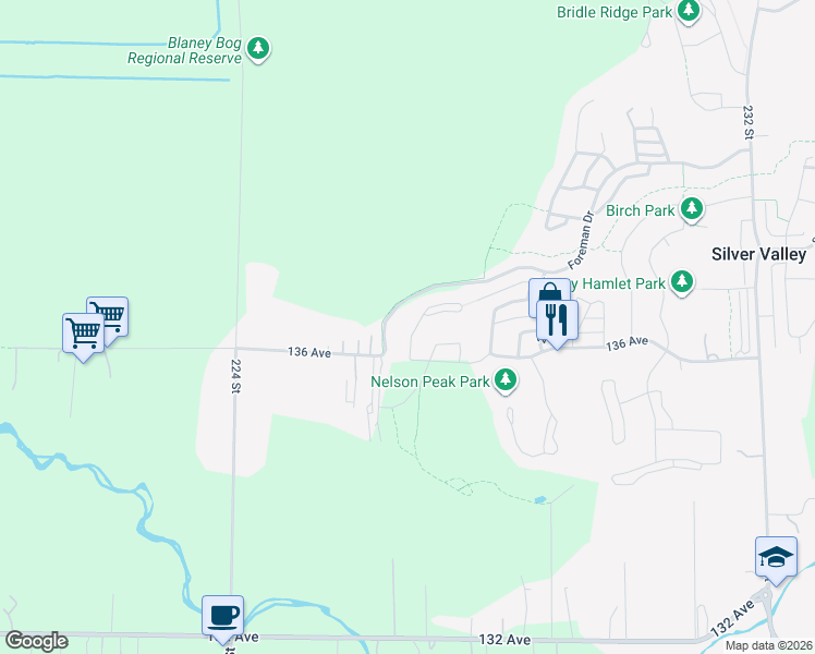map of restaurants, bars, coffee shops, grocery stores, and more near in Maple Ridge