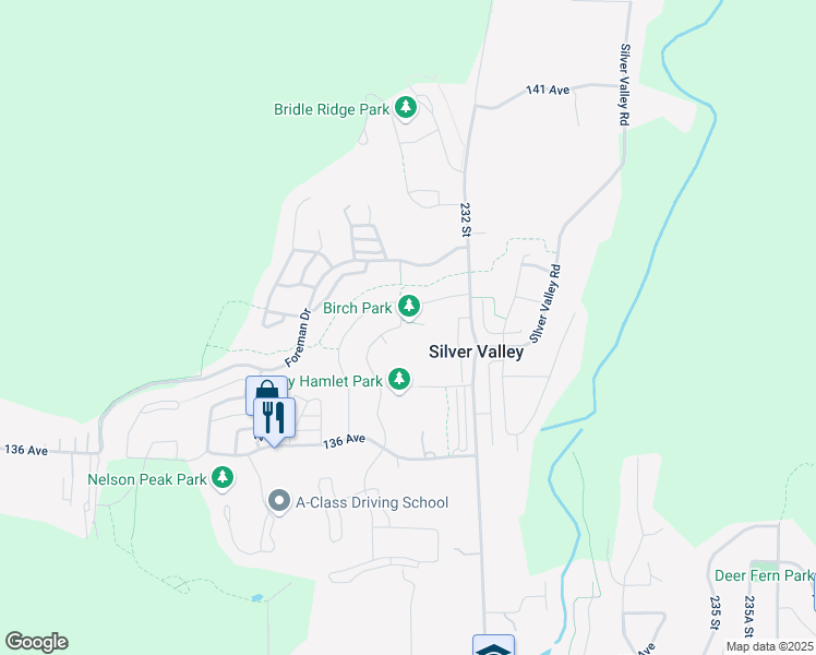 map of restaurants, bars, coffee shops, grocery stores, and more near in Maple Ridge