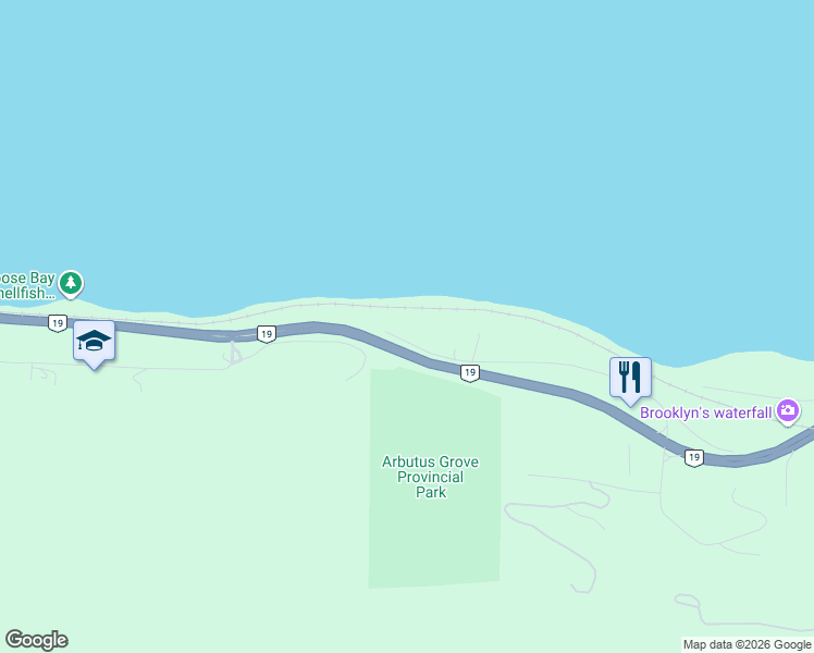 map of restaurants, bars, coffee shops, grocery stores, and more near 8584 Rumming Road in Lantzville