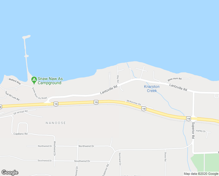 map of restaurants, bars, coffee shops, grocery stores, and more near 7900 Lantzville Road in Lantzville