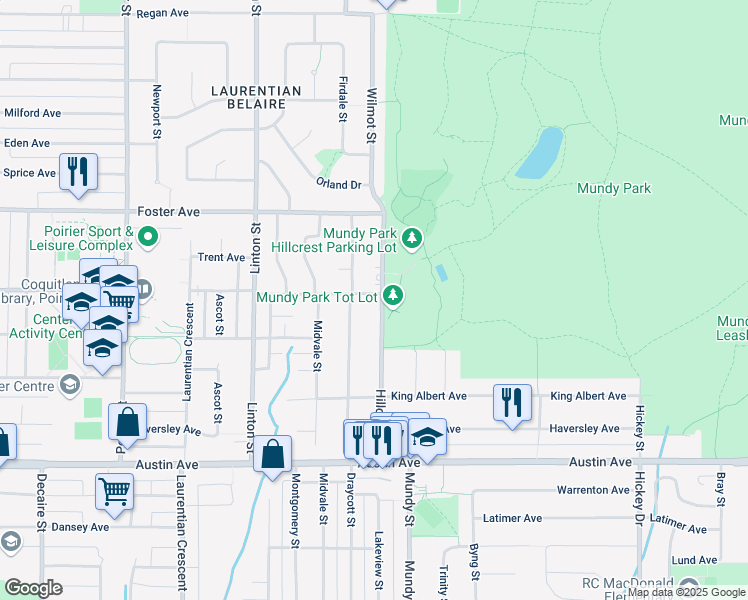 map of restaurants, bars, coffee shops, grocery stores, and more near 623 Draycott Street in Coquitlam