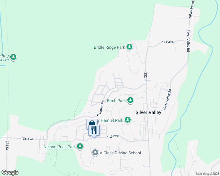 map of restaurants, bars, coffee shops, grocery stores, and more near 13895 Docksteader Loop in Maple Ridge