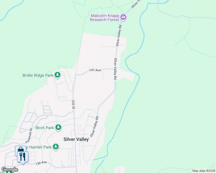 map of restaurants, bars, coffee shops, grocery stores, and more near in Maple Ridge