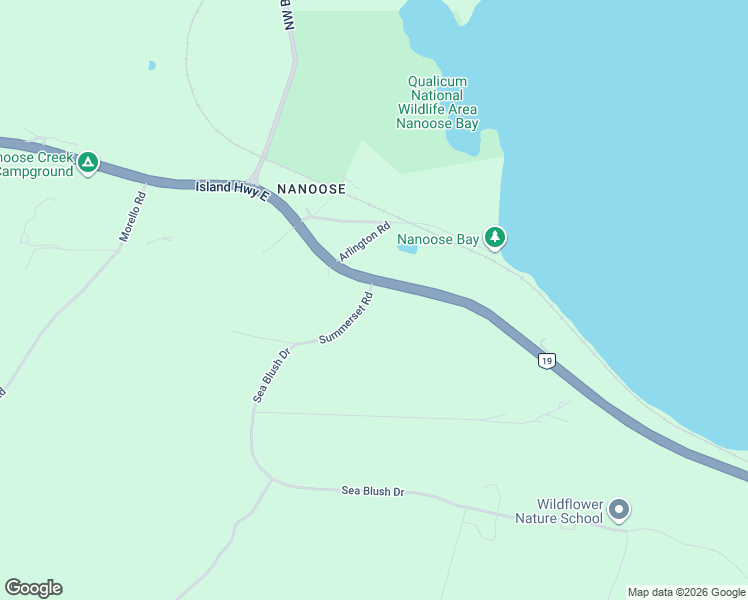 map of restaurants, bars, coffee shops, grocery stores, and more near 2462 Summerset Road in Nanoose Bay